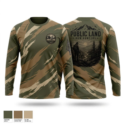 Public Land Bow Hunters Long Sleeve Performance Shirt - 1