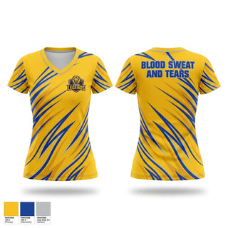 Womens Short Sleeve Vneck Shirt, MDTMT Legends, Track & Field, Teamtime, Team time, sublimation, custom sports apparel, team uniforms, spirit wear, spiritwear, sports uniforms, custom shirts, team store, custom team store, fundraiser sports, apparel fundraiser