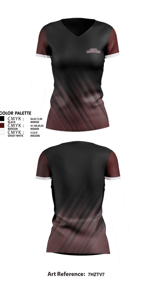 Womens Short Sleeve Vneck Shirt, Hancock Wrestling, Wrestling, Teamtime, Team time, sublimation, custom sports apparel, team uniforms, spirit wear, spiritwear, sports uniforms, custom shirts, team store, custom team store, fundraiser sports, apparel fundraiser