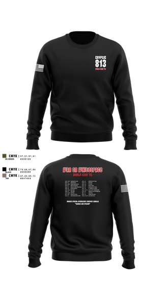 Crew Neck Sweatshirt, MSOC C, Marines, Teamtime, Team time, sublimation, custom sports apparel, team uniforms, spirit wear, spiritwear, sports uniforms, custom shirts, team store, custom team store, fundraiser sports, apparel fundraiser