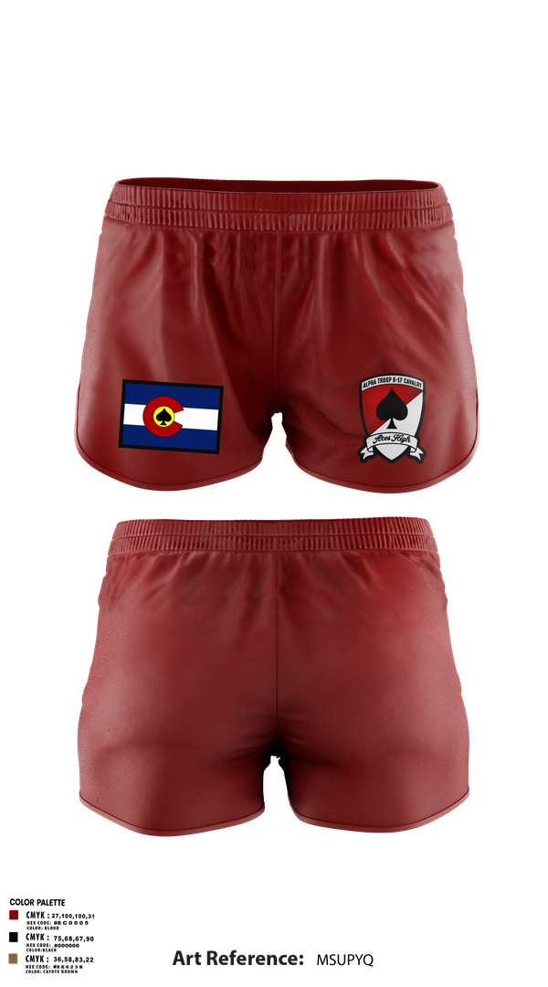 Ranger Panties, ATRP 6-17 ACS, , Teamtime, Team time, sublimation, custom sports apparel, team uniforms, spirit wear, spiritwear, sports uniforms, custom shirts, team store, custom team store, fundraiser sports, apparel fundraiser