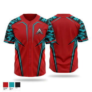 Full Button Baseball Jersey, Appalachian Apex, Baseball, Teamtime, Team time, sublimation, custom sports apparel, team uniforms, spirit wear, spiritwear, sports uniforms, custom shirts, team store, custom team store, fundraiser sports, apparel fundraiser