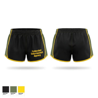 Womens Shorts, Federated Enforcement Agency, , Teamtime, Team time, sublimation, custom sports apparel, team uniforms, spirit wear, spiritwear, sports uniforms, custom shirts, team store, custom team store, fundraiser sports, apparel fundraiser