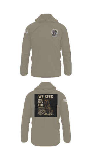 Windbreaker, Narcotics K9, , Teamtime, Team time, sublimation, custom sports apparel, team uniforms, spirit wear, spiritwear, sports uniforms, custom shirts, team store, custom team store, fundraiser sports, apparel fundraiser