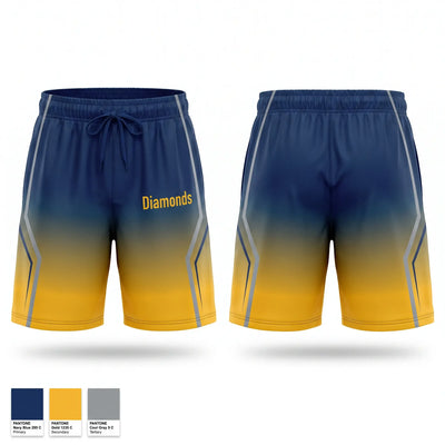 Diamonds 82194391 Athletic Shorts With Pockets - 1