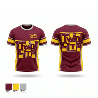 Football Jersey, Twin City Falcons, Football, Teamtime, Team time, sublimation, custom sports apparel, team uniforms, spirit wear, spiritwear, sports uniforms, custom shirts, team store, custom team store, fundraiser sports, apparel fundraiser