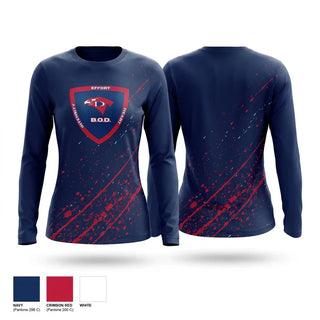 Long Sleeve Performance Shirt, Benjamin O. Davis High School Soccer, Women's Soccer, Teamtime, Team time, sublimation, custom sports apparel, team uniforms, spirit wear, spiritwear, sports uniforms, custom shirts, team store, custom team store, fundraiser sports, apparel fundraiser