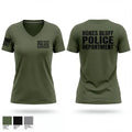 HOKES BLUFF POLICE DEPARTMENT 69321559 Women's Short Sleeve V-neck Shirt - 1