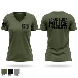 Womens Short Sleeve Vneck Shirt, HOKES BLUFF POLICE DEPARTMENT, Police, Teamtime, Team time, sublimation, custom sports apparel, team uniforms, spirit wear, spiritwear, sports uniforms, custom shirts, team store, custom team store, fundraiser sports, apparel fundraiser