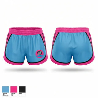 Womens Shorts, Twisters, Softball, Teamtime, Team time, sublimation, custom sports apparel, team uniforms, spirit wear, spiritwear, sports uniforms, custom shirts, team store, custom team store, fundraiser sports, apparel fundraiser