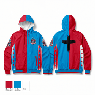 Windbreaker, Crossover Hoops Bulldogs, Men's Basketball, Teamtime, Team time, sublimation, custom sports apparel, team uniforms, spirit wear, spiritwear, sports uniforms, custom shirts, team store, custom team store, fundraiser sports, apparel fundraiser