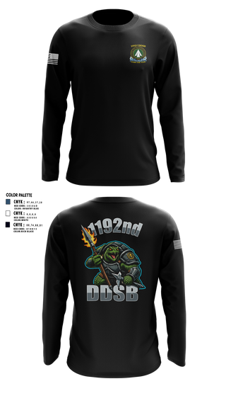 Long Sleeve Performance Shirt, 1192nd DDSB, Army, Teamtime, Team time, sublimation, custom sports apparel, team uniforms, spirit wear, spiritwear, sports uniforms, custom shirts, team store, custom team store, fundraiser sports, apparel fundraiser