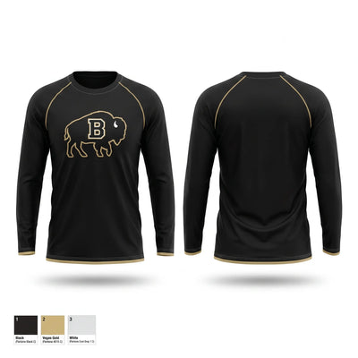 Buffalo High School 70076281 Long Sleeve Performance Shirt 2