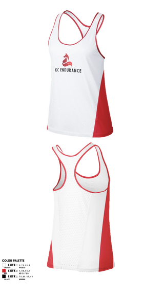 Womens Track Singlet, KC Endurance, , Teamtime, Team time, sublimation, custom sports apparel, team uniforms, spirit wear, spiritwear, sports uniforms, custom shirts, team store, custom team store, fundraiser sports, apparel fundraiser