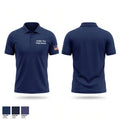 Amber Fire Department Short Sleeve Performance Polo - 1
