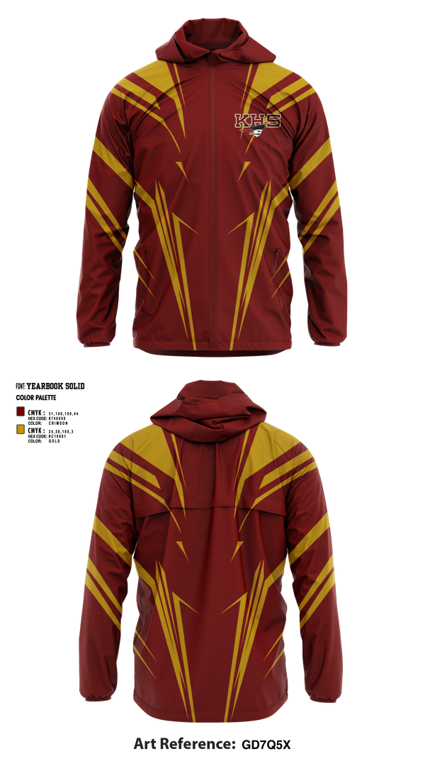 Windbreaker, Kingston High School Cheer, Cheer, Teamtime, Team time, sublimation, custom sports apparel, team uniforms, spirit wear, spiritwear, sports uniforms, custom shirts, team store, custom team store, fundraiser sports, apparel fundraiser