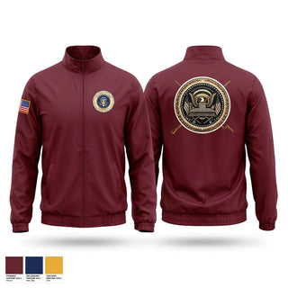 Windbreaker, Presidential Caskets Platoon, Army, Teamtime, Team time, sublimation, custom sports apparel, team uniforms, spirit wear, spiritwear, sports uniforms, custom shirts, team store, custom team store, fundraiser sports, apparel fundraiser