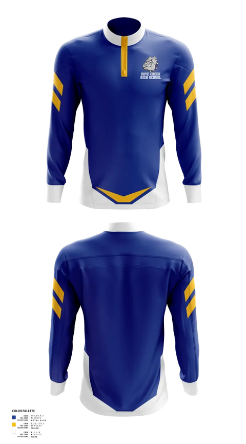 Quarter Zip Jacket, Dove Creek High School Volleyball, Women's Volleyball, Teamtime, Team time, sublimation, custom sports apparel, team uniforms, spirit wear, spiritwear, sports uniforms, custom shirts, team store, custom team store, fundraiser sports, apparel fundraiser