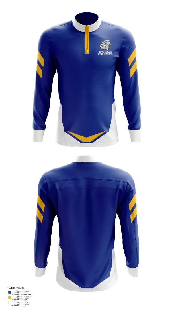 Quarter Zip Jacket, Dove Creek High School Volleyball, Women's Volleyball, Teamtime, Team time, sublimation, custom sports apparel, team uniforms, spirit wear, spiritwear, sports uniforms, custom shirts, team store, custom team store, fundraiser sports, apparel fundraiser