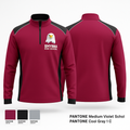 Smyrna High school 69076451 Quarter Zip Jacket - 1