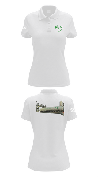 Womens Short Sleeve Performance Polo, Plug Green Hydrogen, , Teamtime, Team time, sublimation, custom sports apparel, team uniforms, spirit wear, spiritwear, sports uniforms, custom shirts, team store, custom team store, fundraiser sports, apparel fundraiser
