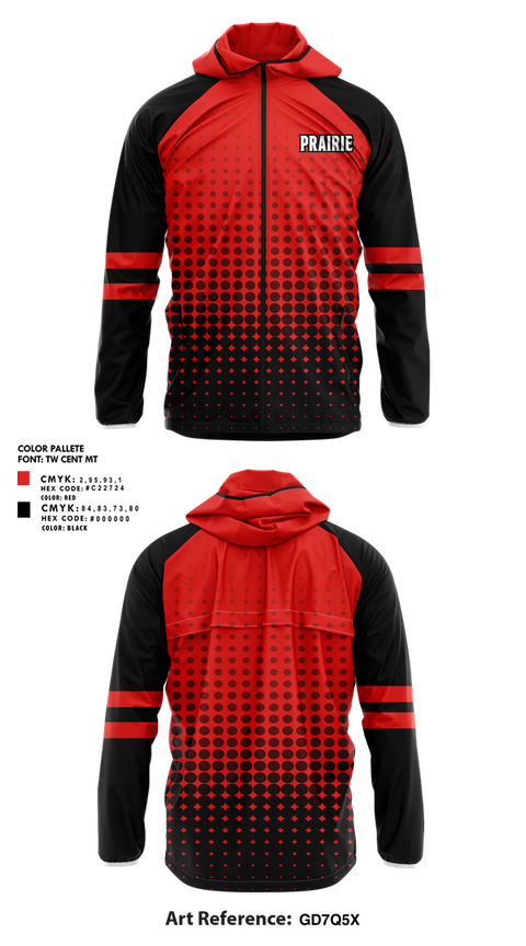 Windbreaker, Clinton Prairie High School Dance, Spirit Store, Teamtime, Team time, sublimation, custom sports apparel, team uniforms, spirit wear, spiritwear, sports uniforms, custom shirts, team store, custom team store, fundraiser sports, apparel fundraiser