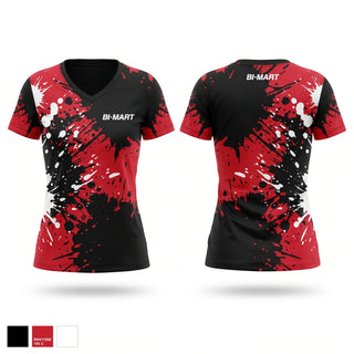 Womens Short Sleeve Vneck Shirt, Bi-Mart, , Teamtime, Team time, sublimation, custom sports apparel, team uniforms, spirit wear, spiritwear, sports uniforms, custom shirts, team store, custom team store, fundraiser sports, apparel fundraiser