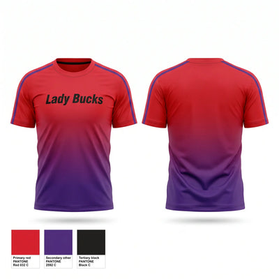 Lady Bucks Short Sleeve Performance Shirt - 2