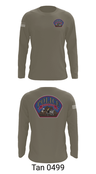 Long Sleeve Performance Shirt, Ruidoso Downs Police, Police, Teamtime, Team time, sublimation, custom sports apparel, team uniforms, spirit wear, spiritwear, sports uniforms, custom shirts, team store, custom team store, fundraiser sports, apparel fundraiser