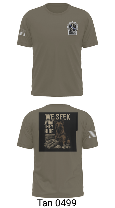 Narcotics K9 63808896 Old School Cotton Feel Shirt - 67