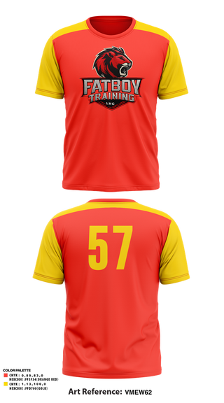 Short Sleeve Performance Shirt, FATBOY TRAINING Inc.      #57, Baseball, Teamtime, Team time, sublimation, custom sports apparel, team uniforms, spirit wear, spiritwear, sports uniforms, custom shirts, team store, custom team store, fundraiser sports, apparel fundraiser