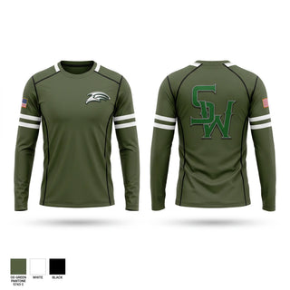Long Sleeve Performance Shirt, SoWal Hawks, Baseball, Teamtime, Team time, sublimation, custom sports apparel, team uniforms, spirit wear, spiritwear, sports uniforms, custom shirts, team store, custom team store, fundraiser sports, apparel fundraiser
