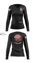 Dirty Dozen 88815964 Women's Long Sleeve V-neck Shirt - 51