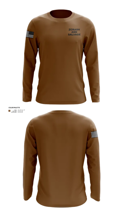 Crash and salvage 82158766 Long Sleeve Performance Shirt 21