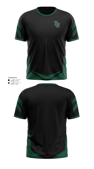 Twelve Bridges Rhinos 96167977 Short Sleeve Performance Shirt - 50
