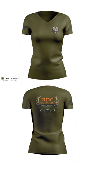 Womens Short Sleeve Vneck Shirt, RDC Outdoors, Police, Teamtime, Team time, sublimation, custom sports apparel, team uniforms, spirit wear, spiritwear, sports uniforms, custom shirts, team store, custom team store, fundraiser sports, apparel fundraiser