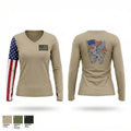 361 med log 8503436 Women's Long Sleeve V-neck Shirt - 1
