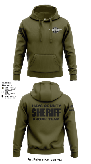 Hoodie, Hays County Sheriff Drone Team, Police, Teamtime, Team time, sublimation, custom sports apparel, team uniforms, spirit wear, spiritwear, sports uniforms, custom shirts, team store, custom team store, fundraiser sports, apparel fundraiser