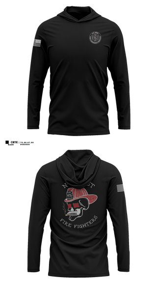 Long Sleeve Hooded Sun Shirt, 476th EN DET FF, Army, Teamtime, Team time, sublimation, custom sports apparel, team uniforms, spirit wear, spiritwear, sports uniforms, custom shirts, team store, custom team store, fundraiser sports, apparel fundraiser