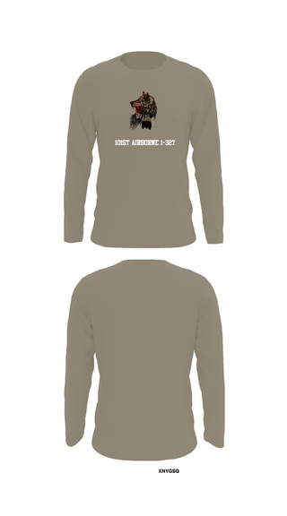 Long Sleeve Performance Shirt, 101st airborne 1-327, Army, Teamtime, Team time, sublimation, custom sports apparel, team uniforms, spirit wear, spiritwear, sports uniforms, custom shirts, team store, custom team store, fundraiser sports, apparel fundraiser
