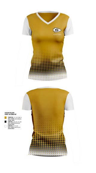 Womens Short Sleeve Vneck Shirt, Sachem Varsity Gymnastics, Spirit Store, Teamtime, Team time, sublimation, custom sports apparel, team uniforms, spirit wear, spiritwear, sports uniforms, custom shirts, team store, custom team store, fundraiser sports, apparel fundraiser