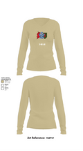 3-66 AR 33931527 Women's Long Sleeve V-neck Shirt - 82