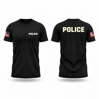 Old School Cotton Feel Shirt, POLICE, Police, Teamtime, Team time, sublimation, custom sports apparel, team uniforms, spirit wear, spiritwear, sports uniforms, custom shirts, team store, custom team store, fundraiser sports, apparel fundraiser