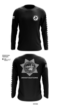 Clovis Police Department General Investigations Division 15035730 Long Sleeve Performance Shirt - 34