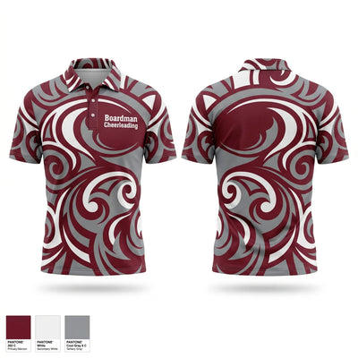 Boardman Cheerleading Short Sleeve Performance Polo - 1