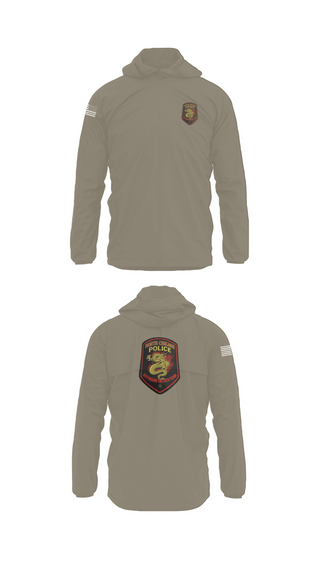 Windbreaker, North Chicago Defensive Tactics, Police, Teamtime, Team time, sublimation, custom sports apparel, team uniforms, spirit wear, spiritwear, sports uniforms, custom shirts, team store, custom team store, fundraiser sports, apparel fundraiser