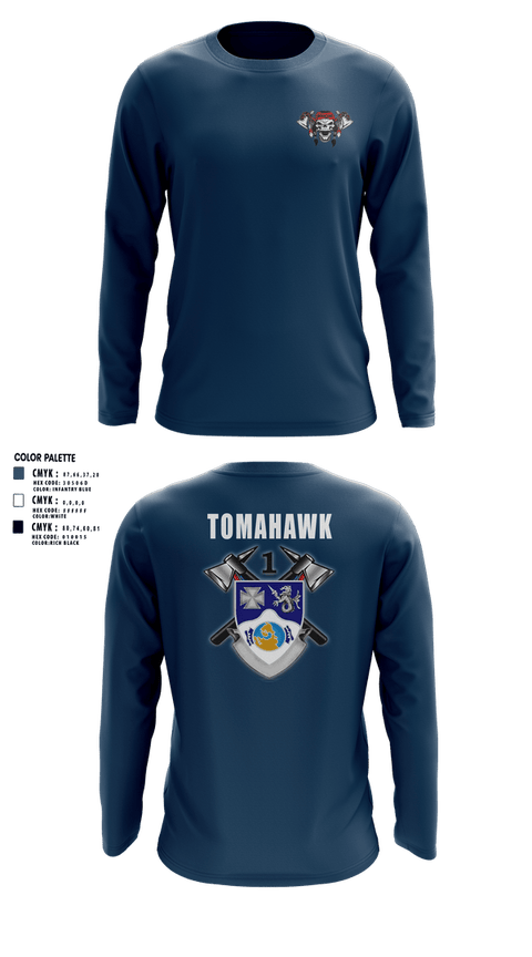Long Sleeve Performance Shirt, Apache Co, 1-23 IN, Army, Teamtime, Team time, sublimation, custom sports apparel, team uniforms, spirit wear, spiritwear, sports uniforms, custom shirts, team store, custom team store, fundraiser sports, apparel fundraiser