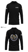 96 LRS Ground Transportation Long Sleeve Performance Shirt with hood - 9