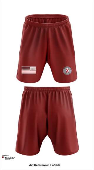 Athletic Shorts With Pockets, 122nd Special Troop Command, , Teamtime, Team time, sublimation, custom sports apparel, team uniforms, spirit wear, spiritwear, sports uniforms, custom shirts, team store, custom team store, fundraiser sports, apparel fundraiser