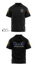 Cincinnati Police Canine Unit 49212857 Short Sleeve Performance Shirt with hood - 21